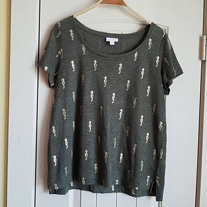 J Jill seahorse top size s
